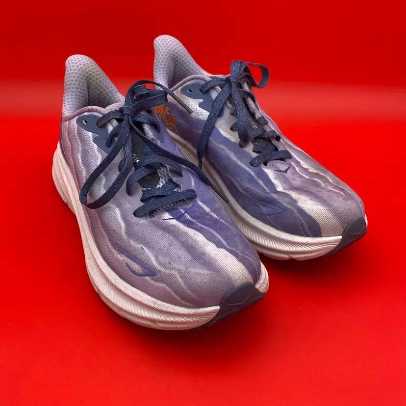 Hoka One One Women's Size 8.5 Purple X FPM Clifton 9 Running Shoes - Free People