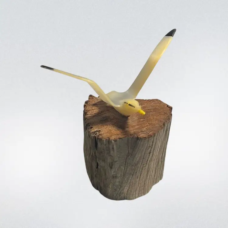 Seagull On Wooden Pier Beach Theme | 4.5”