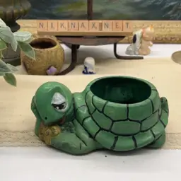 Sleepy Turtle Planter