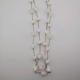 Vintage two-strand beaded necklace, West Germany