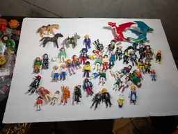 Playmobil figure lot animal dragon vintage modern