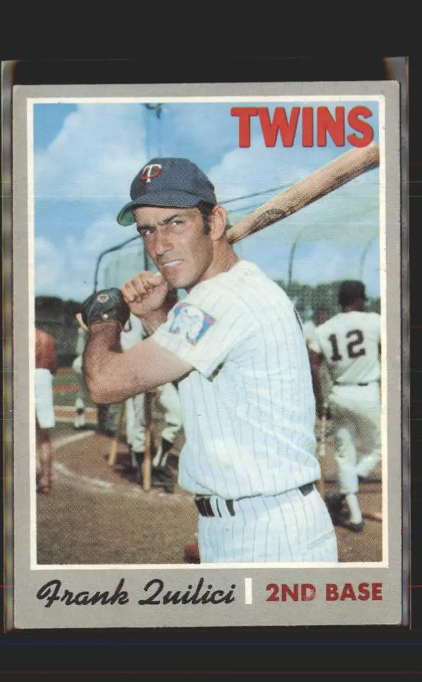 Frank Quilici 1970 Topps #572 - (pk6) - Minnesota Twins