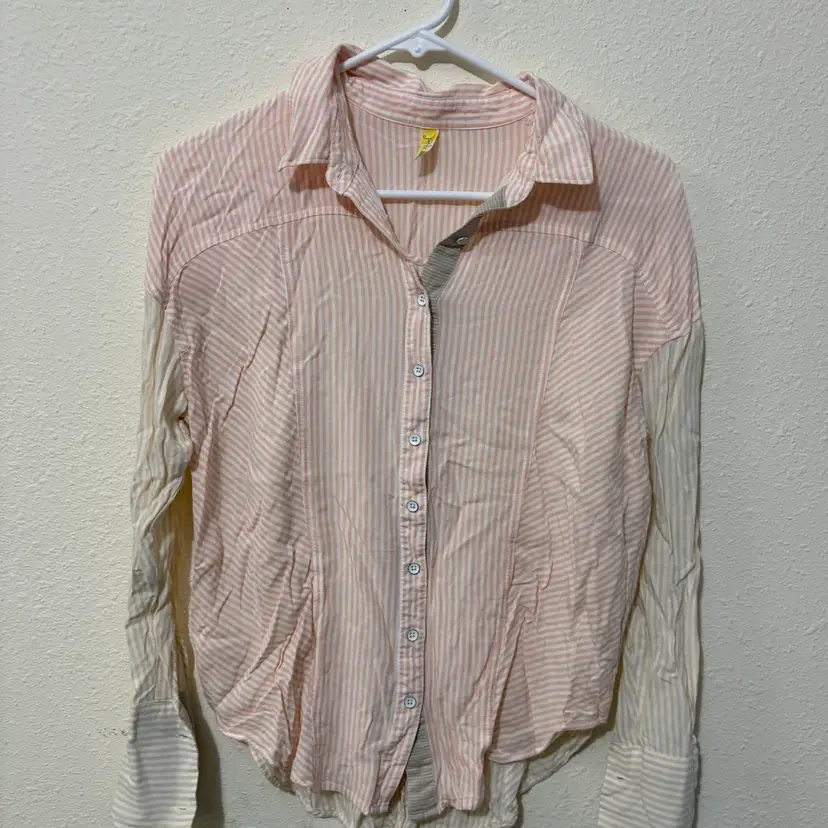 Free People Multicolor Button Up