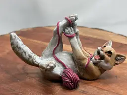 Kittys Kennel RASCAL Whimsical Cat Feline Figurine