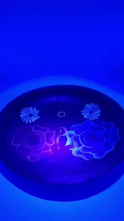 Handpainted Wooden Bowl