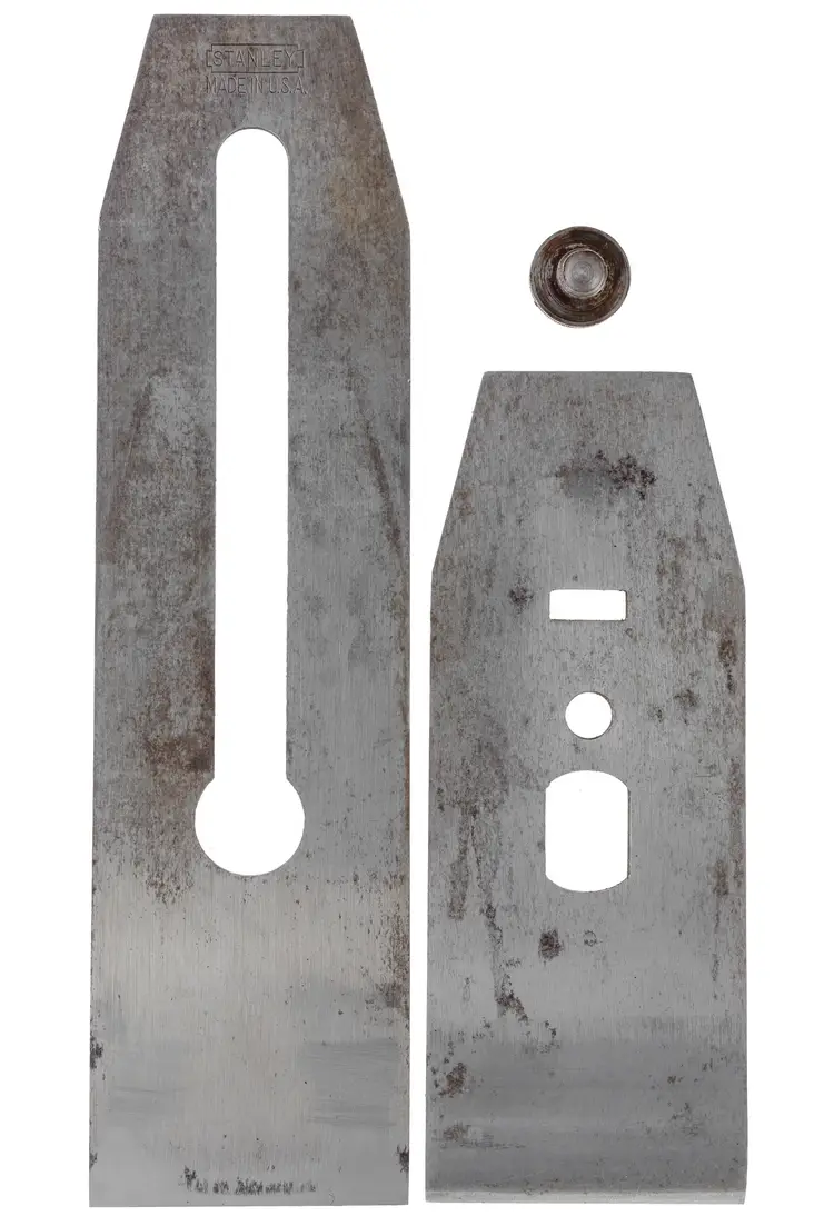 Stanley Plane Double Iron For Metallic Bench Planes 2" Wide With "BB" TM; 1936