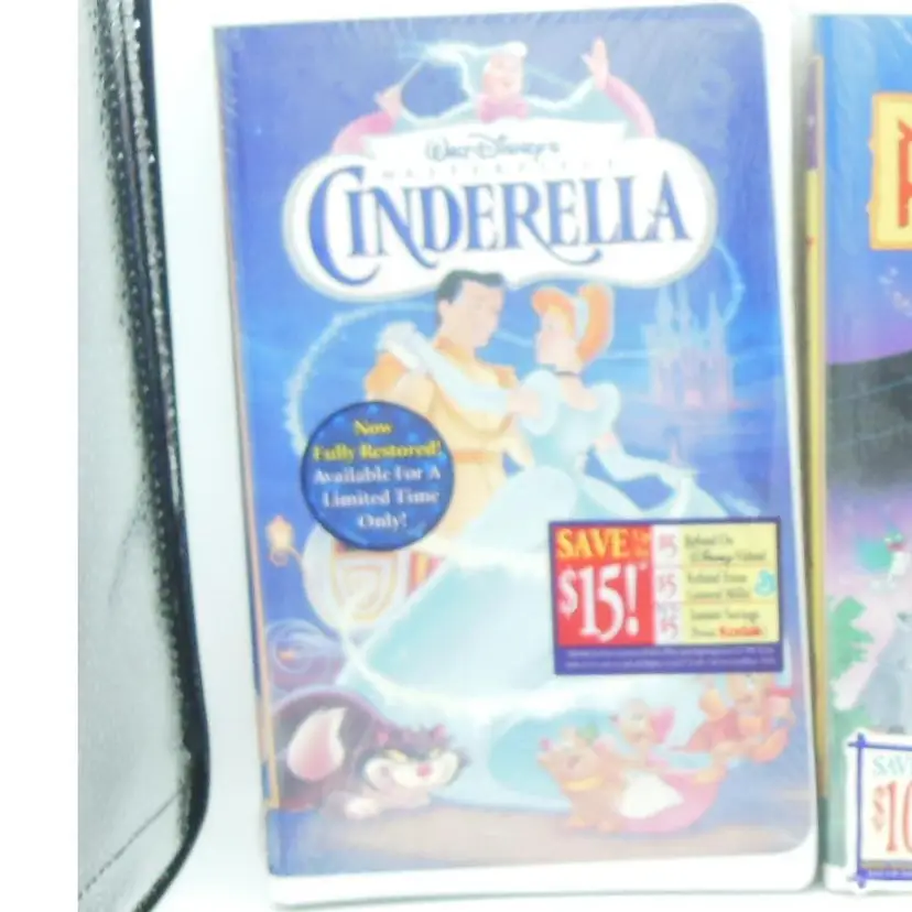 Vintage 1995, SEALED Disney's Masterpiece Collection: CINDERELLA VHS