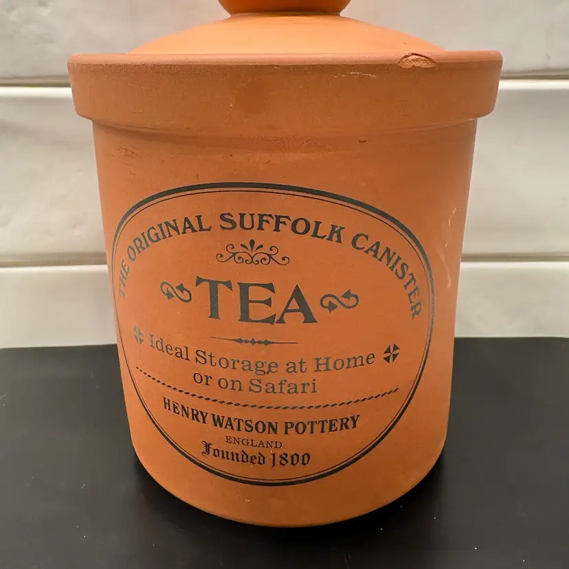 💥 Henry Watson The Original Suffolk England - Tea Canister
