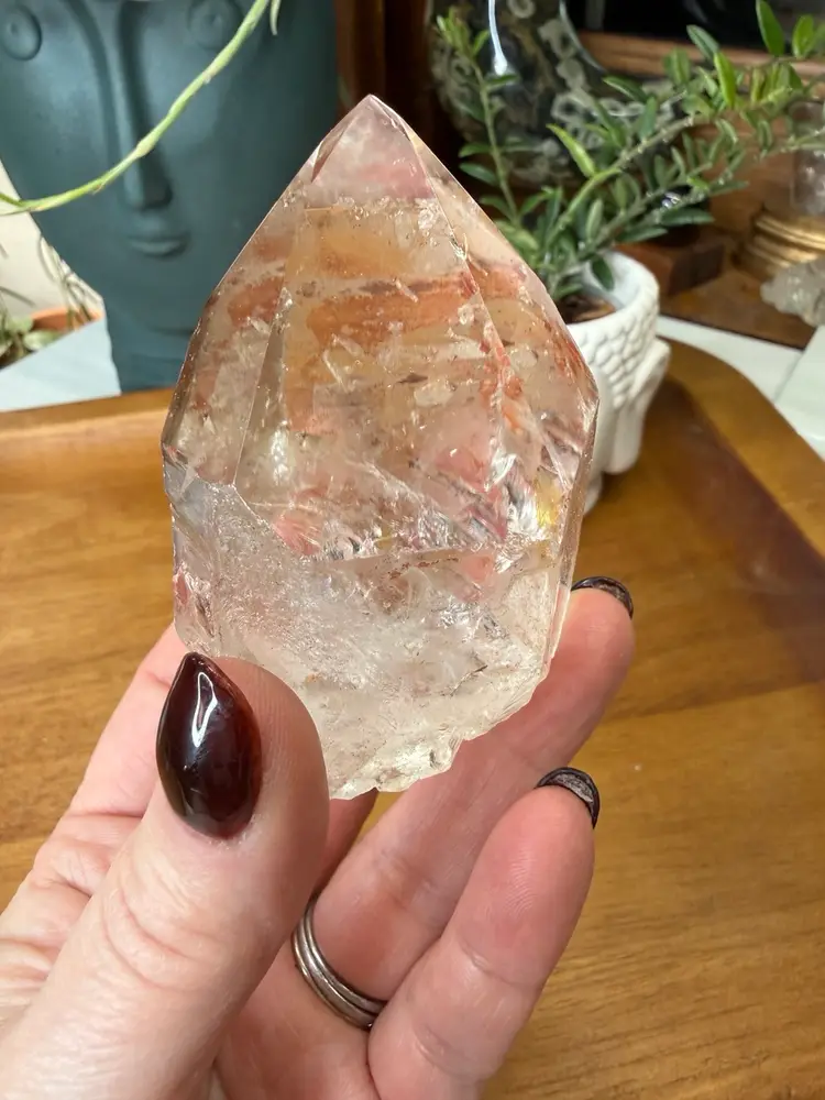 A45 ⭐️ SALE ⭐️ Brazilian Quartz w/Hematoid “Scarlet Lemurian”