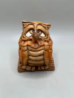 Vintage Owl Paperweight/Figurine ~ The Critter Factory