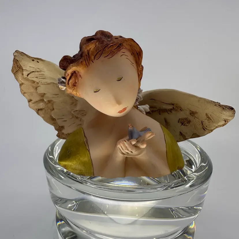 Journey of Grace 2003 Resin Angel Figurine by Nancy Carter for Demdaco