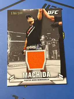 Lyoto Machida 2013 UFC TOPPS KNOCKOUT ORANGE PATCH /188