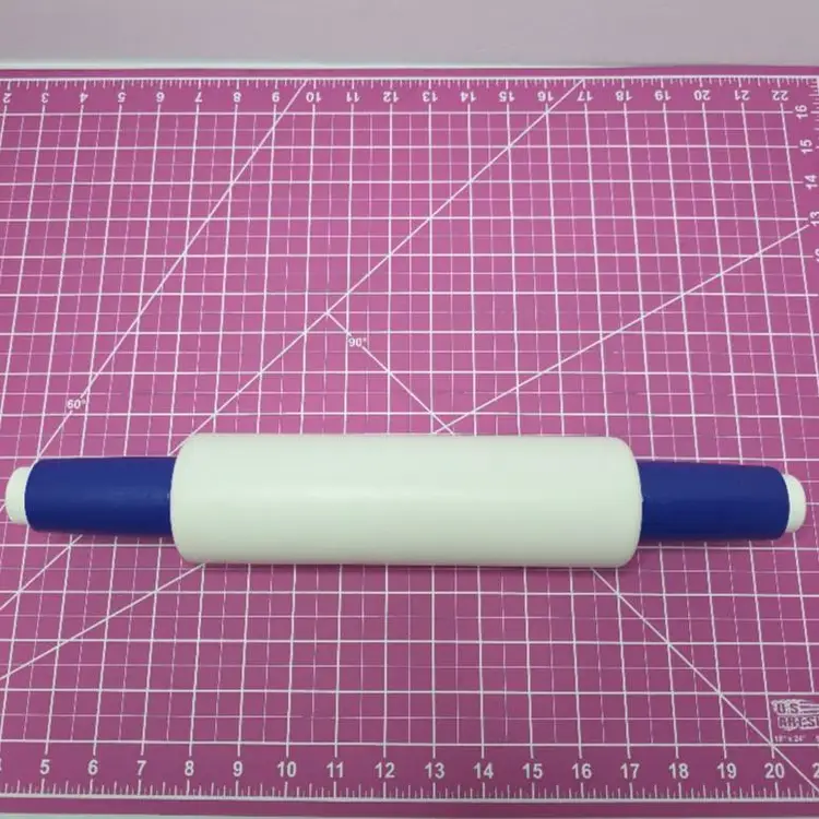 Vintage Tupperware Blue and White Rolling Pin
