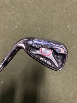 LH TaylorMade Burner 2009 Single 6 Iron REAX 85 Superfast Steel Stiff
