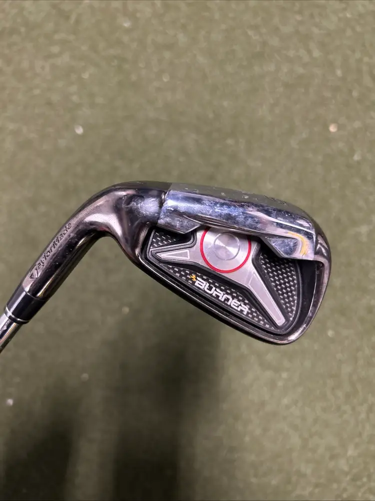 LH TaylorMade Burner 2009 Single 6 Iron REAX 85 Superfast Steel Stiff