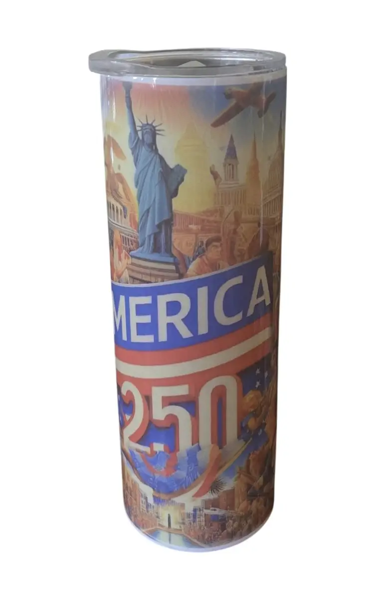 Let's Celebrate America's 250th Birthday 1776-2026 20oz Insulated Tumbler