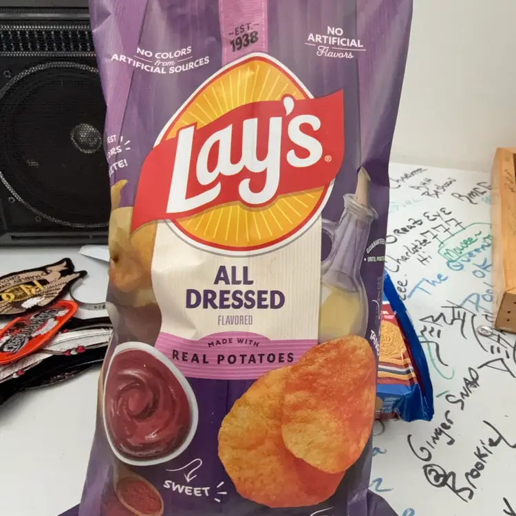 Frito Lay All Dressed, 7 3/4 Oz Bag, Potato Chips