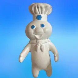 1971 Pillsberry Doughboy Rubber Figure Cost 7 Inches Tall