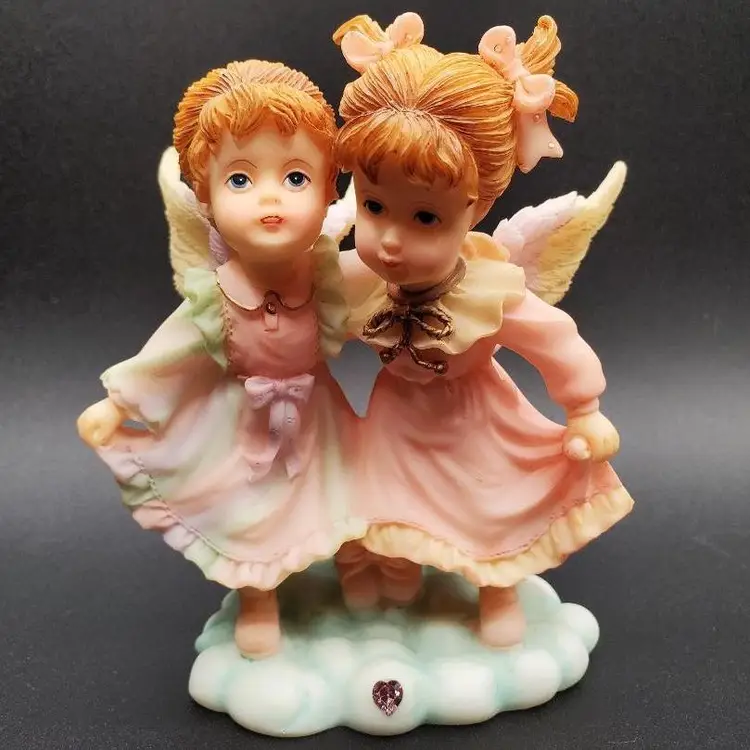 Loving Thoughts Cherubim Madison & Katherine 1999 Roman Inc #62489