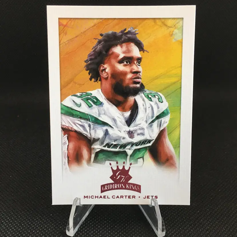 Michael Carter 2021 Chronicles Gridiron Kings Rookie (RC) #GK-14 - New York Jets