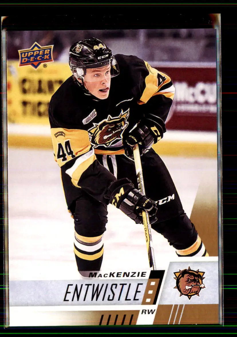 Mackenzie Entwistle 2017-18 Upper Deck CHL #132 - Hamilton Bulldogs - (147-312)
