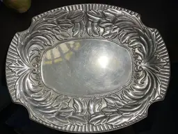 VTG Wilton Armetale Acanthus Oval Tray