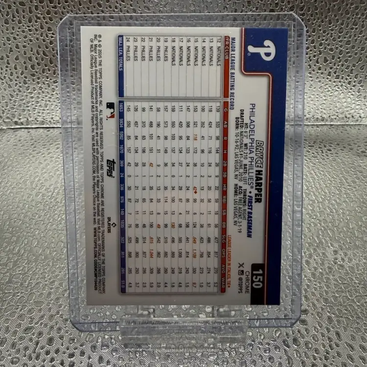 Bryce Harper - 2025 Topps Logofractor - /250 - Philadelphia Phillies