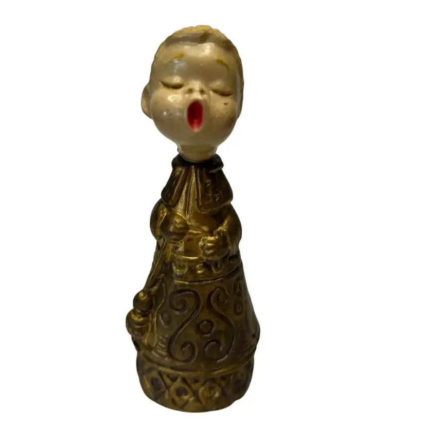 Vintage Plastic Boy Caroler 5” Tall