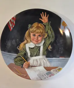 Vintage School Days Collector Plate