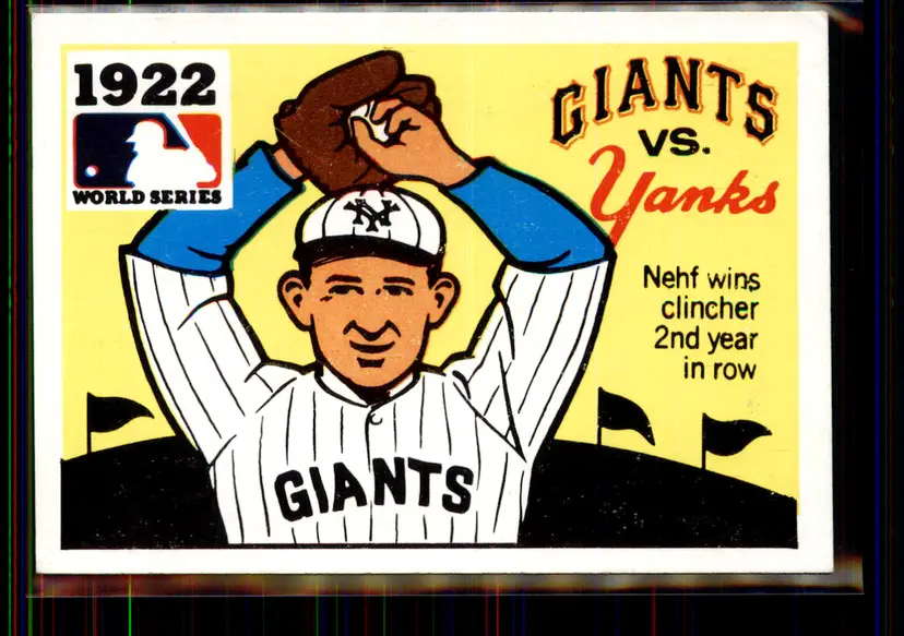 Art Nehf 1968 Fleer World Series ##20 - New York Giants/New York Yankees - (pk2-109)