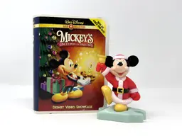 Mickey Mouse Plastic Ornament 2000 McDonalds Promo Christmas Figure