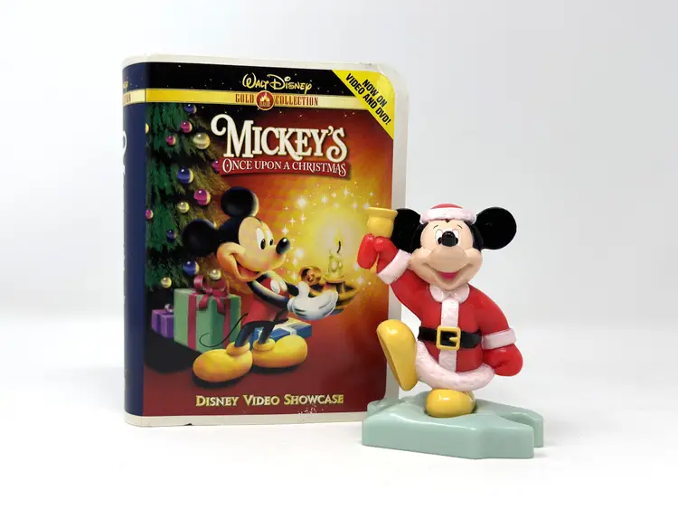 Mickey Mouse Plastic Ornament 2000 McDonalds Promo Christmas Figure