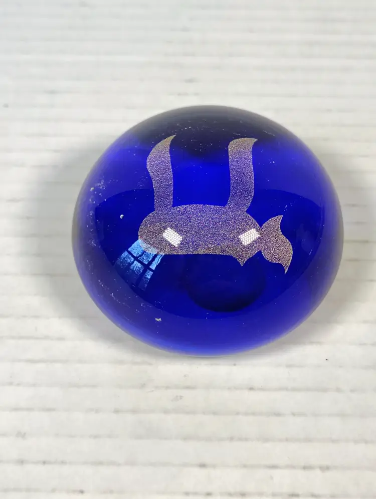 Murano Cobalt Paperweight