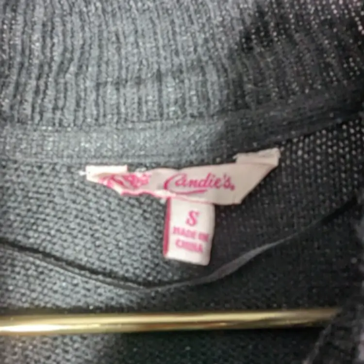 Candies Cardigan Wrap Womens Small - Black