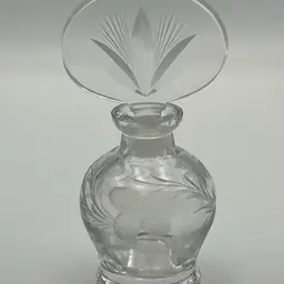 Cut Glass Perfume Bottle