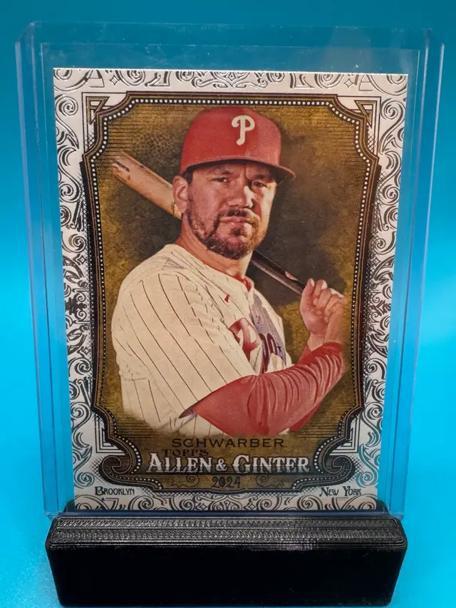 Kyle Schwarber Allen & Ginter Foil Filagree Philadelphia Phillies