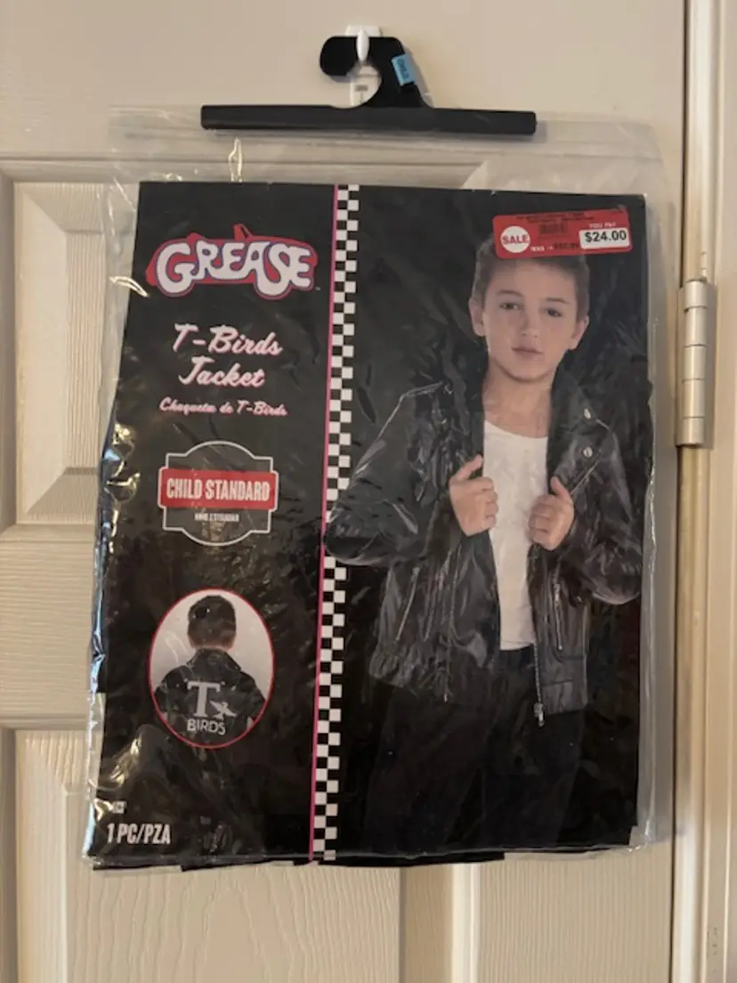 Children's Standard Size Costume - Grease - T-Birds Jacket