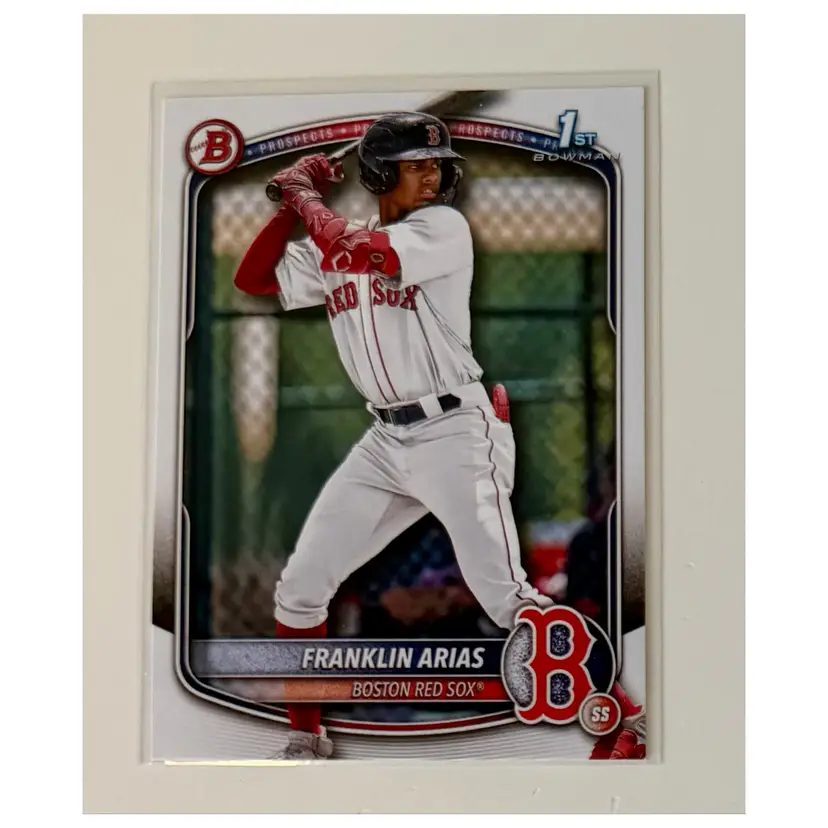 Franklin Arias 1st Bowman Boston Red Sox