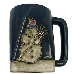 Snowman Mara Mug! Coffee, Tea & Cocoa. 4.5” x 3” (4.5” w Handle)