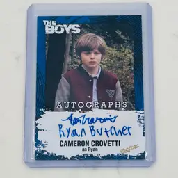 2025 The Boys Season 1 &2 Cameron Crovetti “Ryan Butcher” Inscription Auto