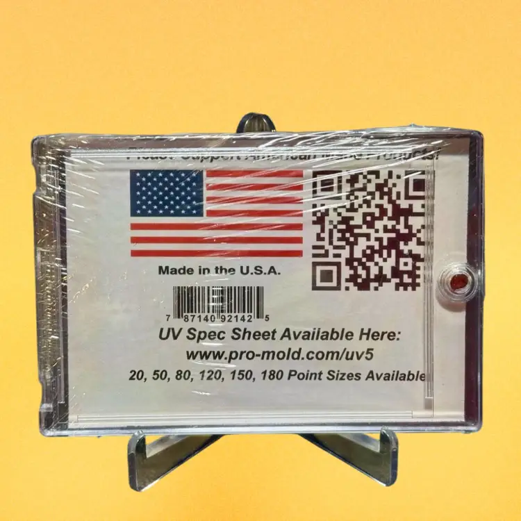 Pro-Mold One-Touch 20pt Point Magnetic Card Holder UV Protection Made in USA - mtvsupplies