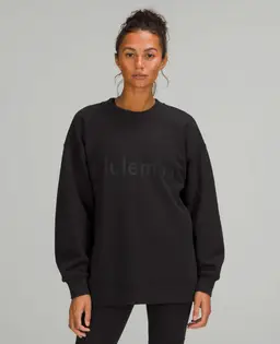 Lululemon Perfectly Oversized Crew Black Size 10