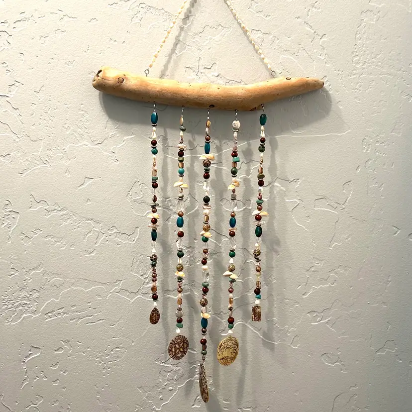 Beaded Wall Hanging 25.25”x 13.5” Made By Me