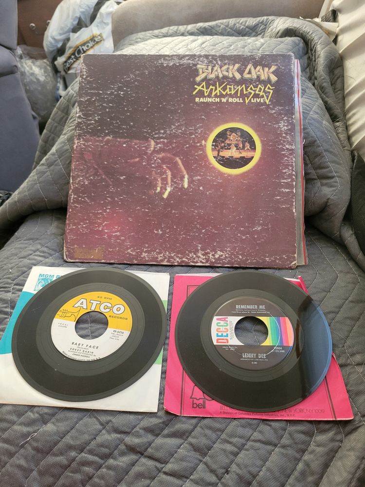 Black oak arkansas, bobby darin and lenny dee records