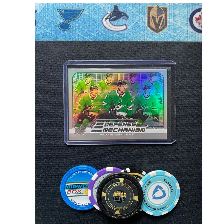 2022-2023 Upper Deck Series 1 Miro Heiskanen Defense Mechanism Insert