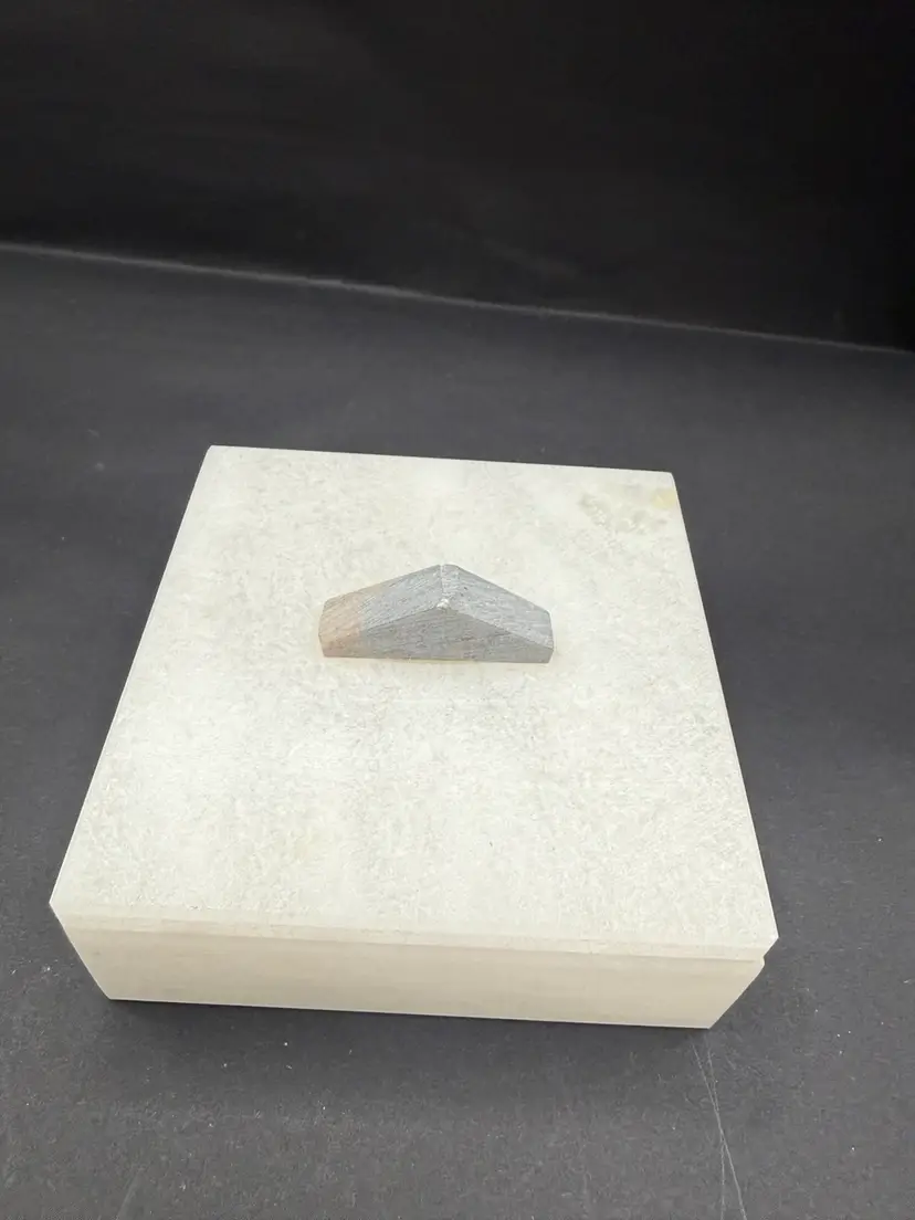 Hand Made Italian Alabaster Trinket Box