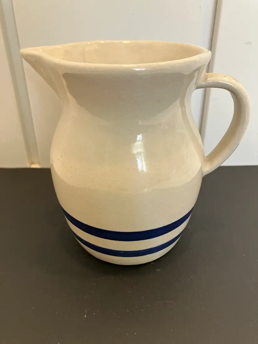#1442 - Stoneware Pitcher By RRP