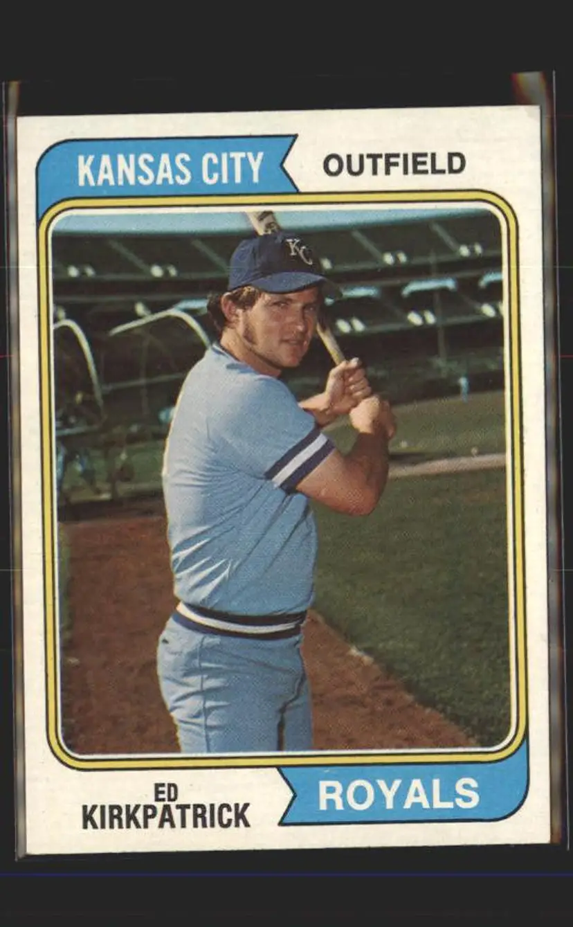 1974 Topps #262 Ed Kirkpatrick - (pk5) - Kansas City Royals