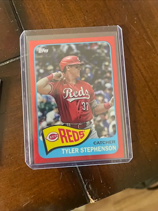 2023 Tyler Stephenson Topps Archives /50 #195 Color Match