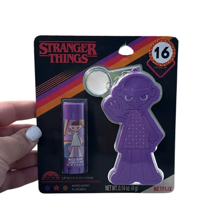 Stranger Things Lip Balm & Keychain Duo